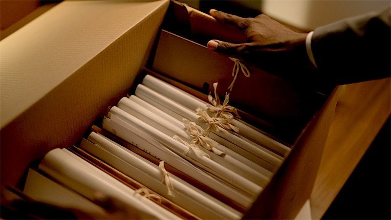 Confidential documents in a secure office